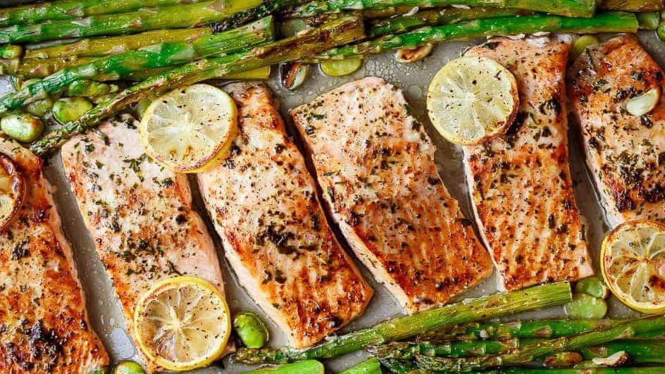 Mustard Crusted Salmon with Radishes and Asparagus - Bowhouse